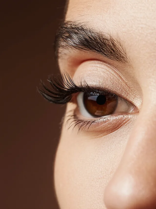 Ojo con extensiones clásicas, efecto natural
